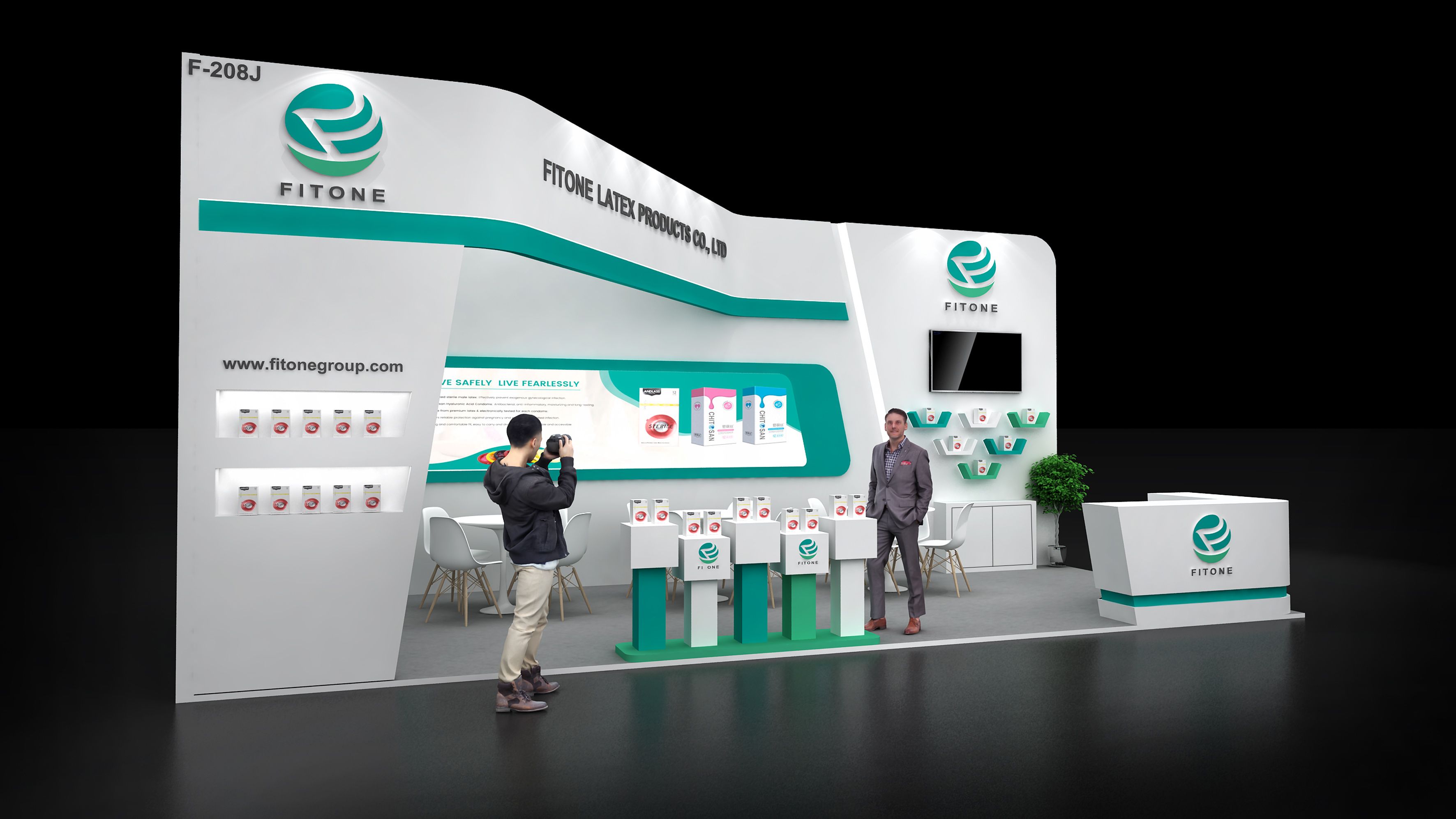 年產(chǎn)值達(dá)30億元，匯通集團(tuán)展臺(tái)傳達(dá)科技前衛(wèi)元素