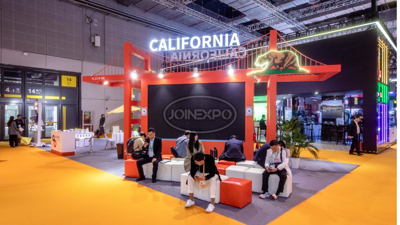 上海進(jìn)博會展臺搭建 | 美國加州館連續(xù)六年參展進(jìn)博會