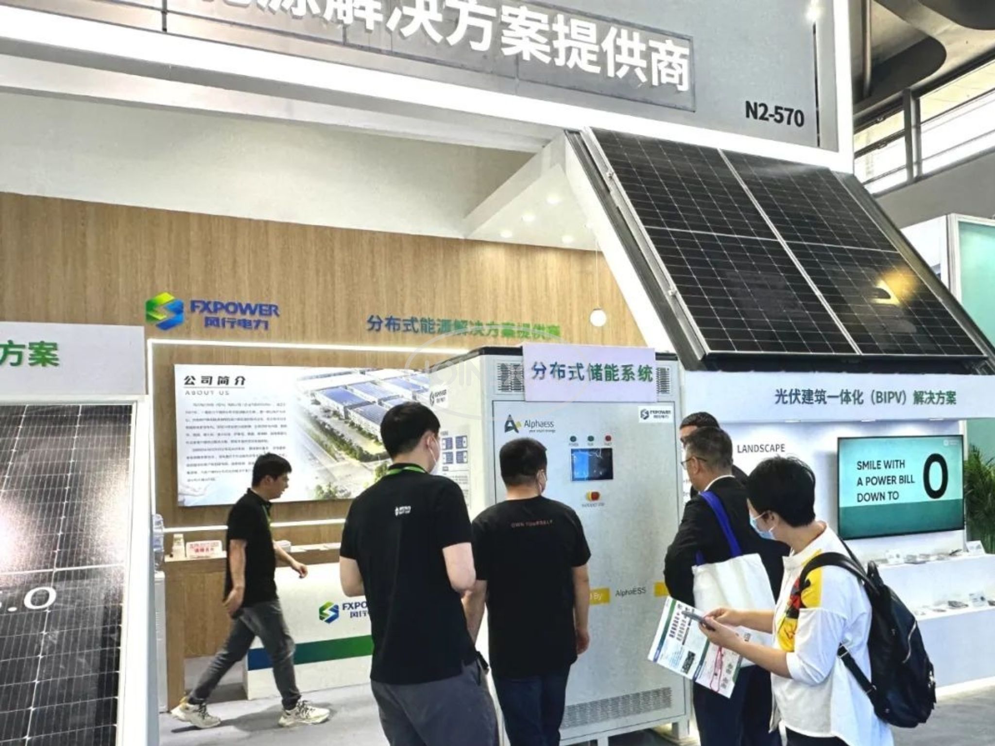 上海展臺設(shè)計搭建 | 風行電力在SNEC光伏展開啟“風暴”模式