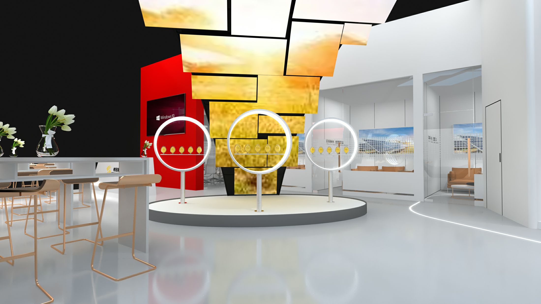 明冠新材展位設(shè)計(jì)搭建突顯科技，在2022光伏展上呈現(xiàn)更多研發(fā)成果